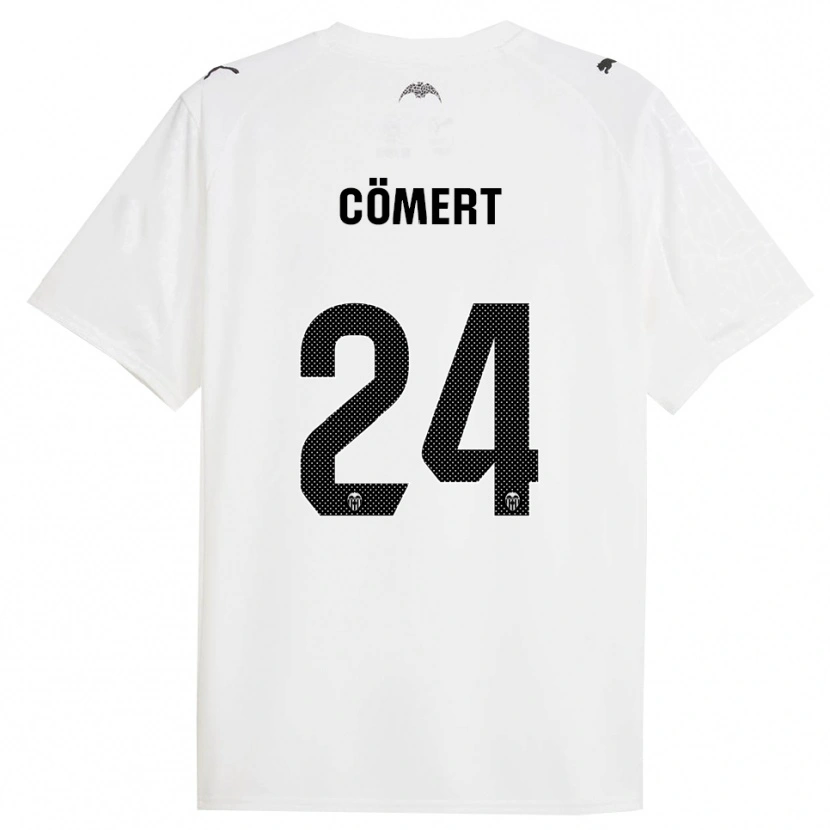 Danxen Homem Camisola Eray Cömert #24 Branco Preto Principal 2025/26 Camisa Brasil