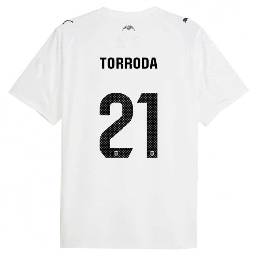 Danxen Homem Camisola Anna Torroda #21 Branco Preto Principal 2025/26 Camisa Brasil