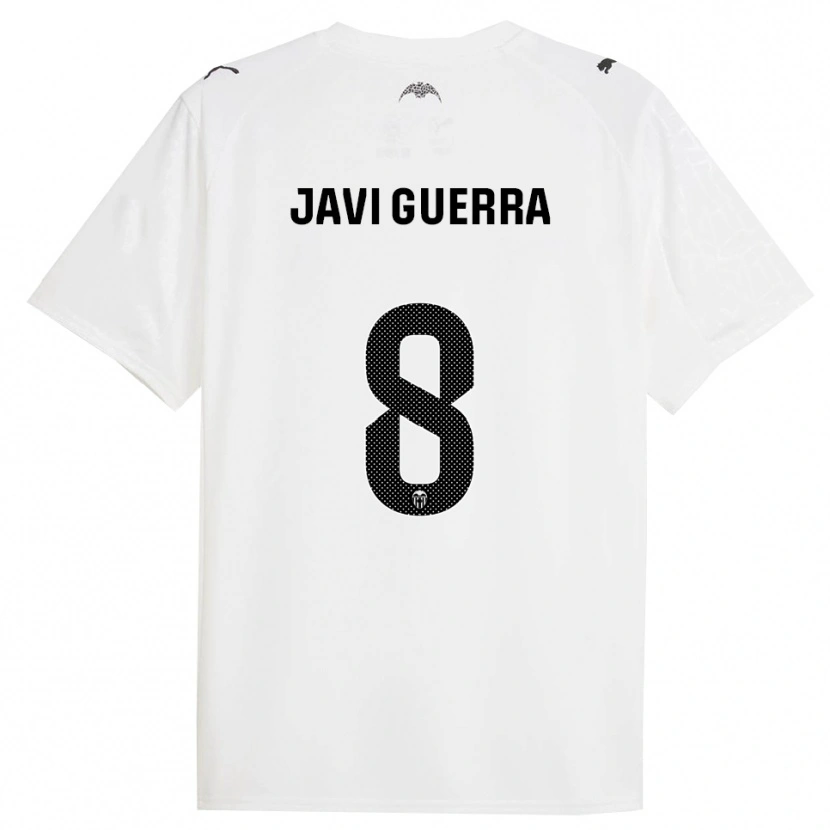 Danxen Homem Camisola Javi Guerra #8 Branco Preto Principal 2025/26 Camisa Brasil