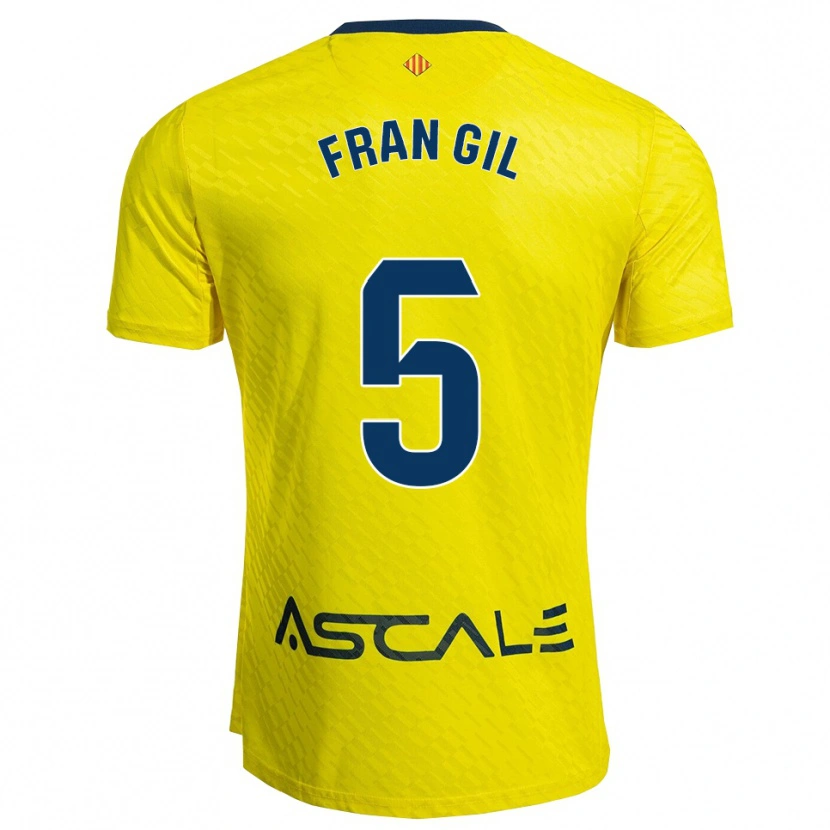 Danxen Homem Camisola Fran Gil #5 Amarelo Marinho Principal 2025/26 Camisa Brasil