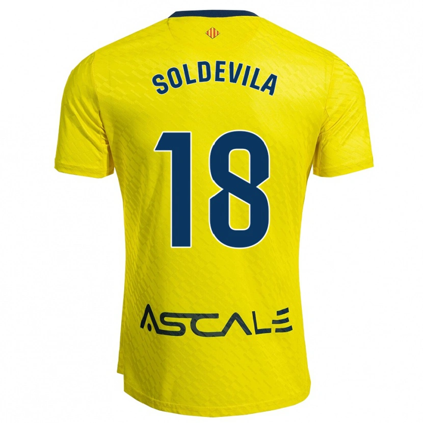 Danxen Homem Camisola Paola Soldevila #18 Amarelo Marinho Principal 2025/26 Camisa Brasil