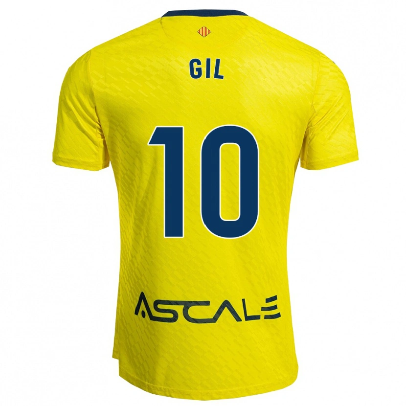 Danxen Homem Camisola Markel Gil #10 Amarelo Marinho Principal 2025/26 Camisa Brasil