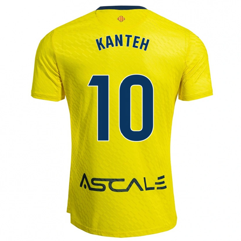Danxen Homem Camisola Fatou Kanteh #10 Amarelo Marinho Principal 2025/26 Camisa Brasil