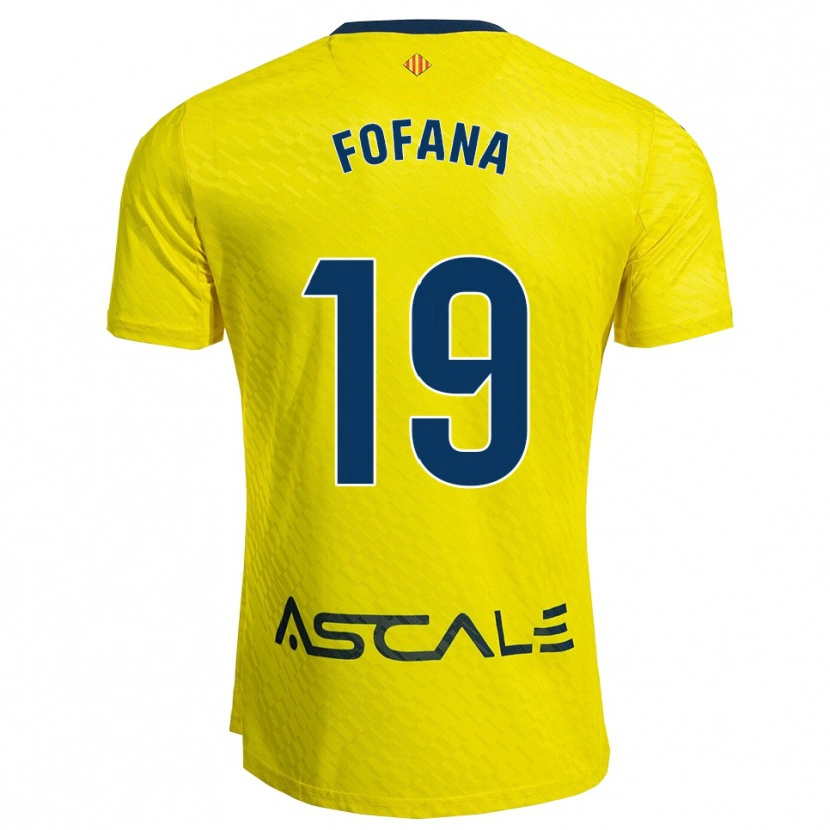 Danxen Homem Camisola Douga Fofana #19 Amarelo Marinho Principal 2025/26 Camisa Brasil