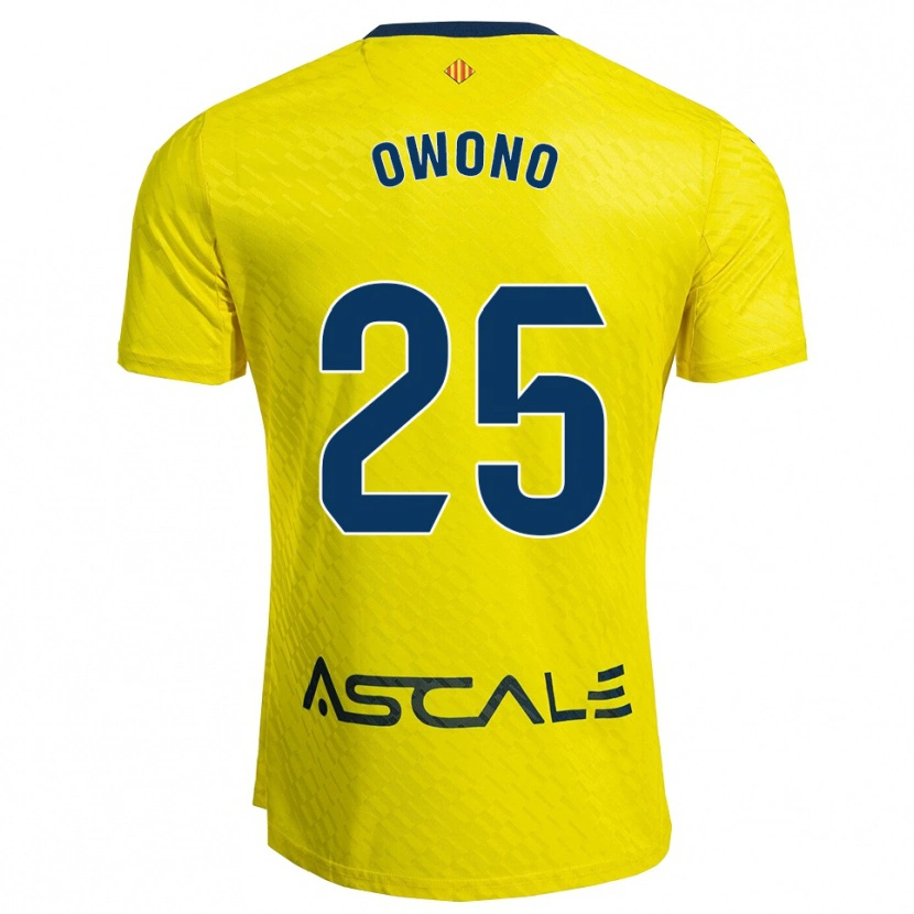 Danxen Homem Camisola Roberto Owono #25 Amarelo Marinho Principal 2025/26 Camisa Brasil