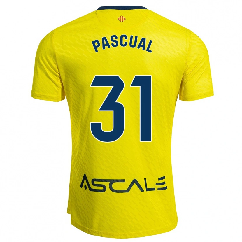 Danxen Homem Camisola Pablo Pascual #31 Amarelo Marinho Principal 2025/26 Camisa Brasil