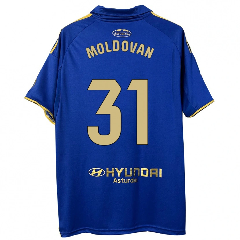 Danxen Homem Camisola Horațiu Moldovan #31 Azul Dourado Principal 2025/26 Camisa Brasil