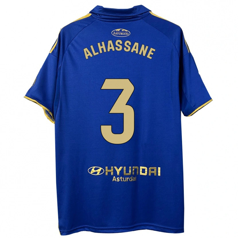 Danxen Homem Camisola Rahim Alhassane #3 Azul Dourado Principal 2025/26 Camisa Brasil