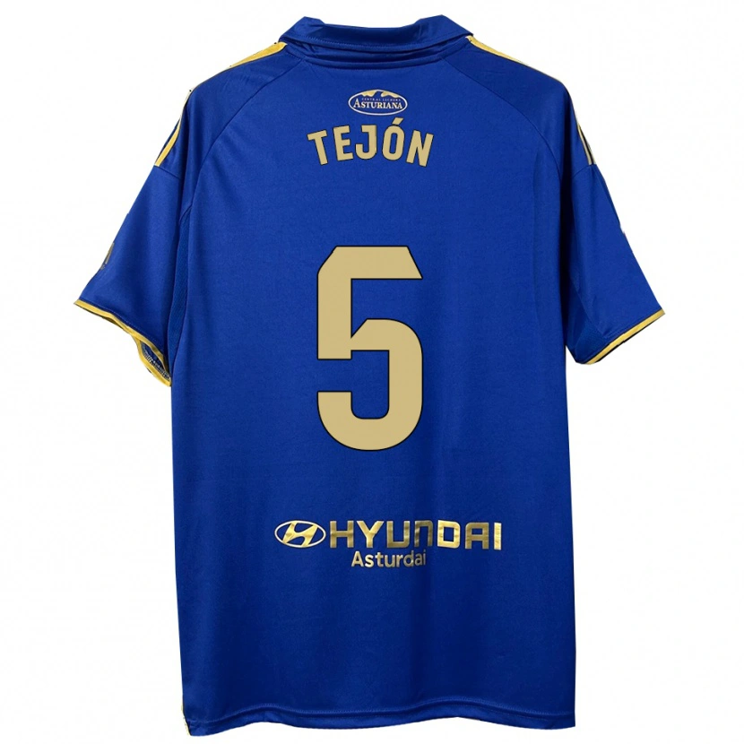 Danxen Homem Camisola Diego Tejón #5 Azul Dourado Principal 2025/26 Camisa Brasil