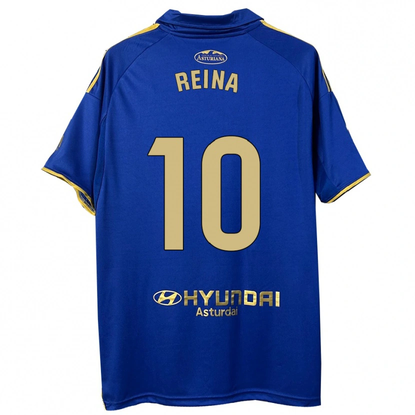 Danxen Homem Camisola Alberto Reina #10 Azul Dourado Principal 2025/26 Camisa Brasil