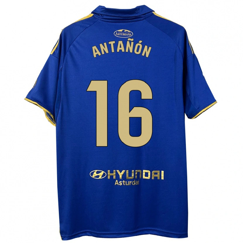 Danxen Homem Camisola Lucas Antañón #16 Azul Dourado Principal 2025/26 Camisa Brasil