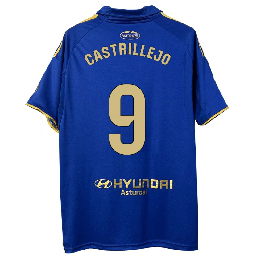 Danxen Homem Camisola Guillermo Castrillejo #9 Azul Dourado Principal 2025/26 Camisa Brasil