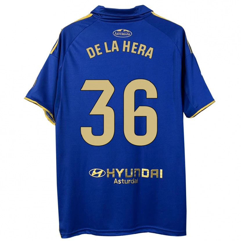 Danxen Homem Camisola Óscar De La Hera #36 Azul Dourado Principal 2025/26 Camisa Brasil
