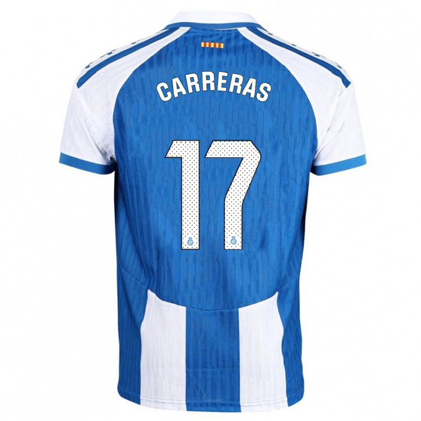 Danxen Homem Camisola Jofre Carreras #17 Azul Branco Principal 2025/26 Camisa Brasil
