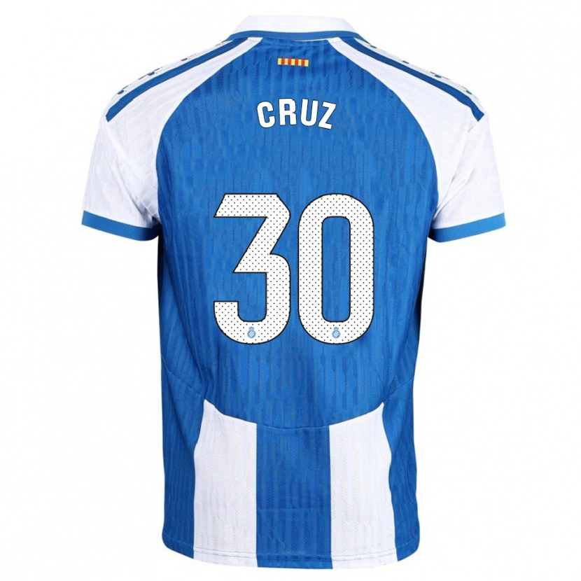Danxen Homem Camisola Denis Cruz #30 Azul Branco Principal 2025/26 Camisa Brasil