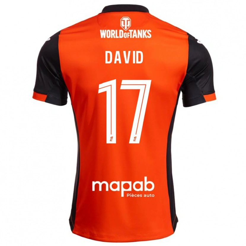 Danxen Homem Camisola Dune David #17 Preto Laranja Principal 2025/26 Camisa Brasil
