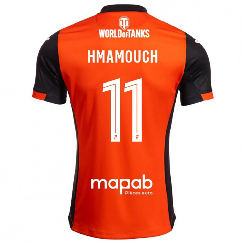 Danxen Homem Camisola Mohamed-Anouar Hmamouch #11 Preto Laranja Principal 2025/26 Camisa Brasil