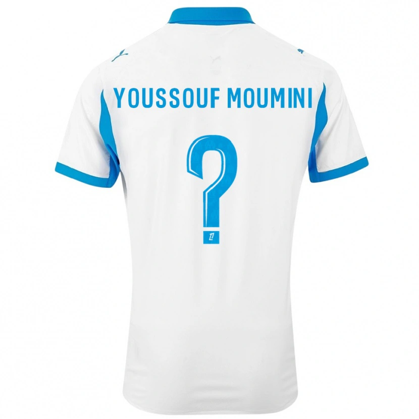 Danxen Homem Camisola Yakine Youssouf Moumini #0 Branco Azul Celeste Principal 2025/26 Camisa Brasil