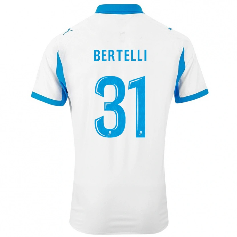 Danxen Homem Camisola Ugo Bertelli #31 Branco Azul Celeste Principal 2025/26 Camisa Brasil