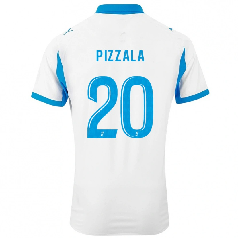 Danxen Homem Camisola Caroline Pizzala #20 Branco Azul Celeste Principal 2025/26 Camisa Brasil