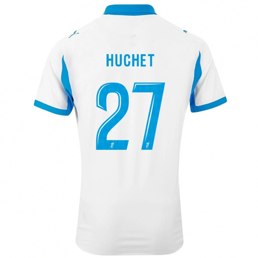 Danxen Homem Camisola Sarah Huchet #27 Branco Azul Celeste Principal 2025/26 Camisa Brasil