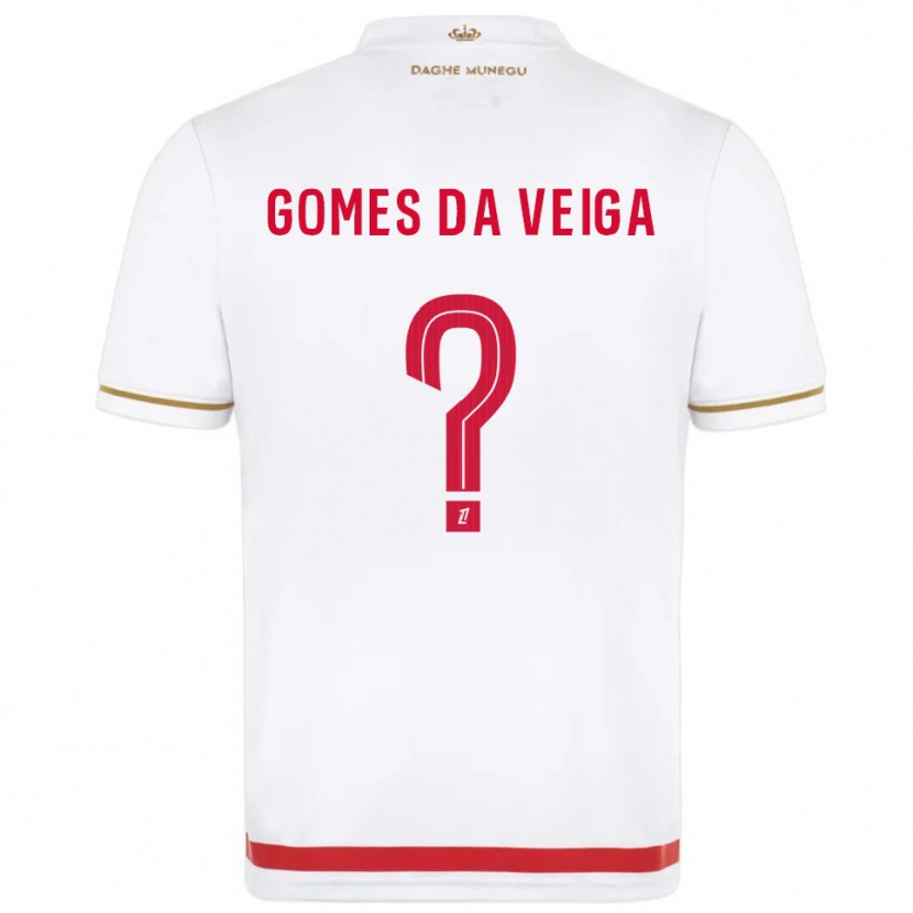 Danxen Homem Camisola Melvin Gomes #0 Vermelho Branco Principal 2025/26 Camisa Brasil