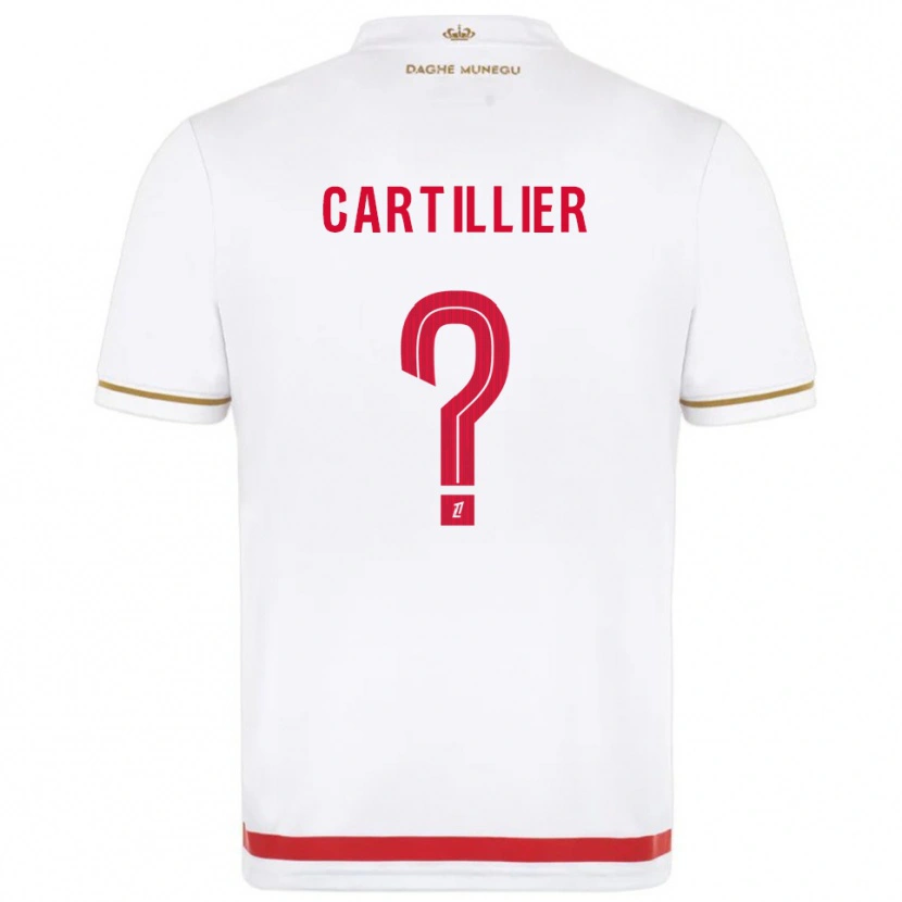 Danxen Homem Camisola Antonin Cartillier #0 Vermelho Branco Principal 2025/26 Camisa Brasil