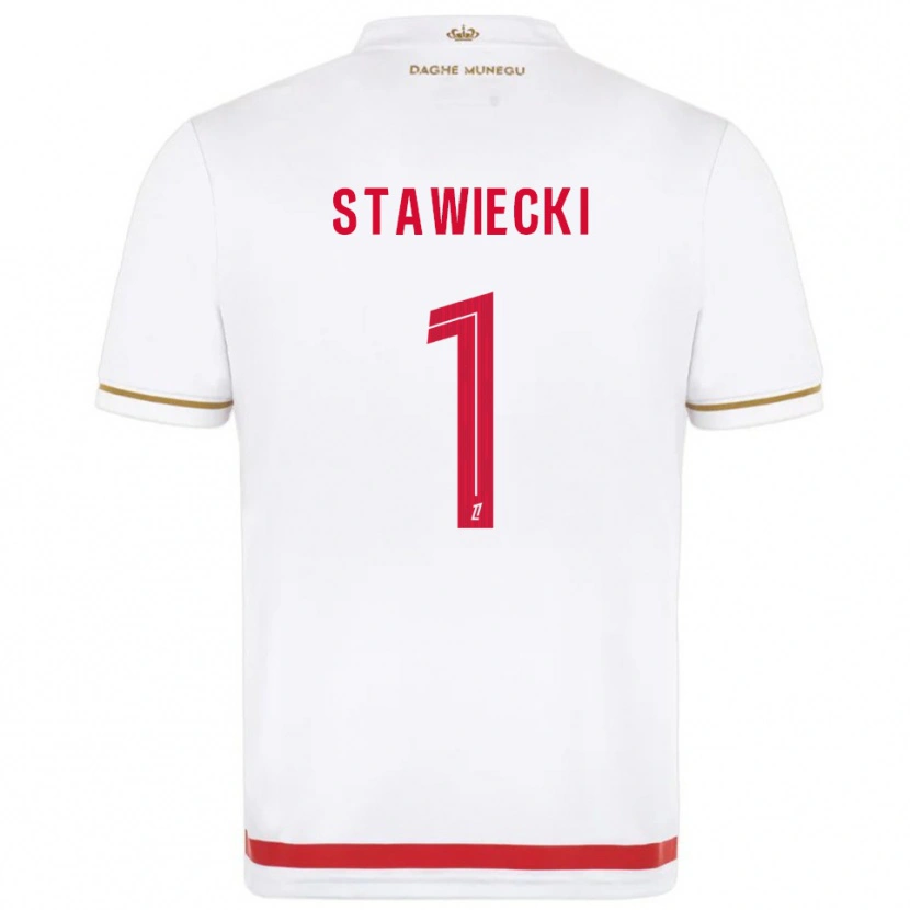 Danxen Homem Camisola Jules Stawiecki #1 Vermelho Branco Principal 2025/26 Camisa Brasil