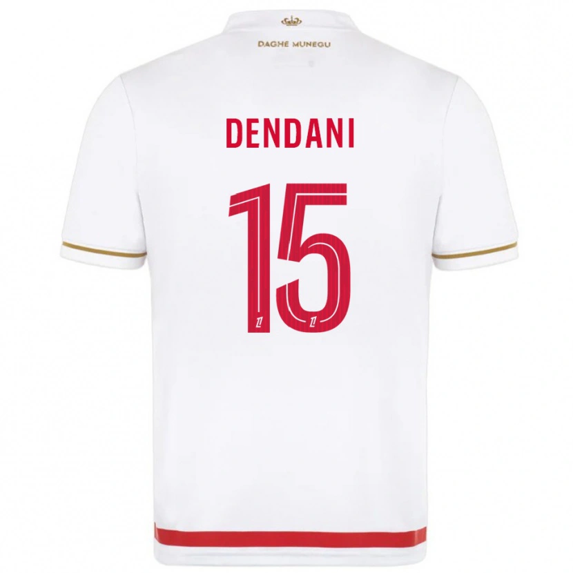Danxen Homem Camisola Nacim Dendani #15 Vermelho Branco Principal 2025/26 Camisa Brasil