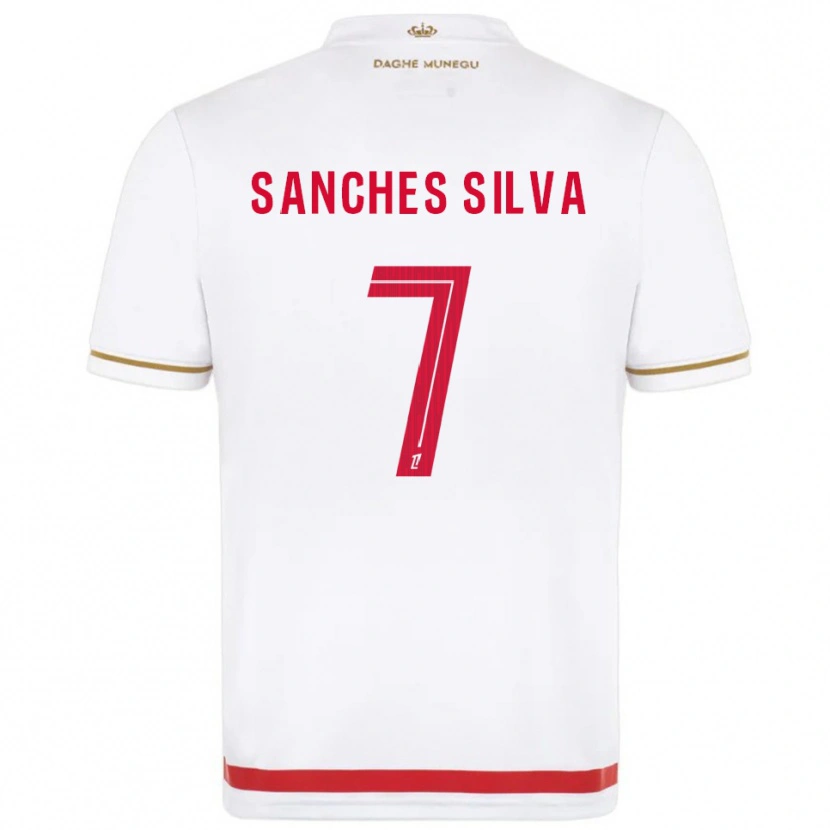 Danxen Homem Camisola Jordy Sanches Silva #7 Vermelho Branco Principal 2025/26 Camisa Brasil
