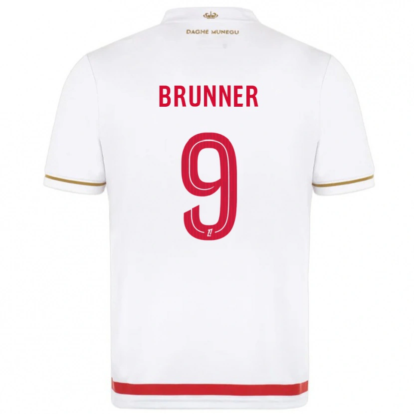 Danxen Homem Camisola Paris Brunner #9 Vermelho Branco Principal 2025/26 Camisa Brasil