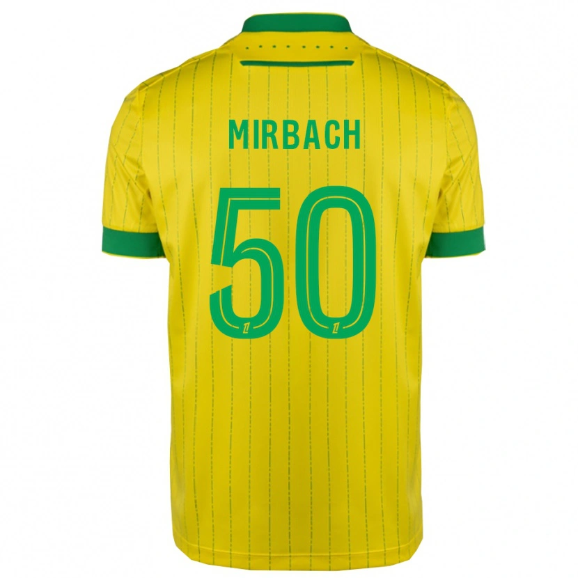 Danxen Homem Camisola Alexis Mirbach #50 Amarelo Verde Principal 2025/26 Camisa Brasil