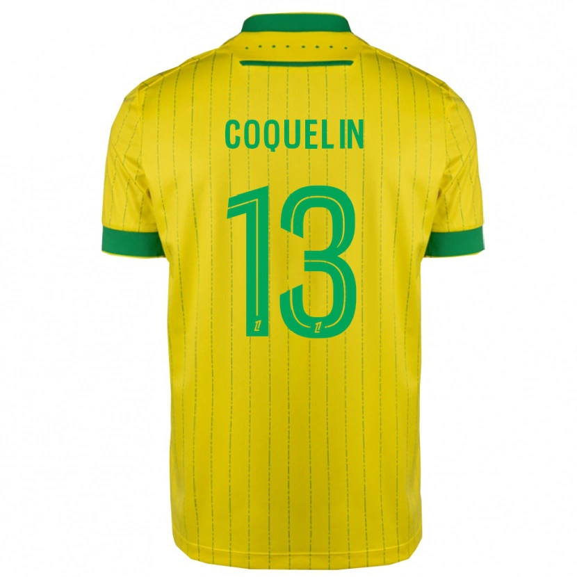 Danxen Homem Camisola Francis Coquelin #13 Amarelo Verde Principal 2025/26 Camisa Brasil
