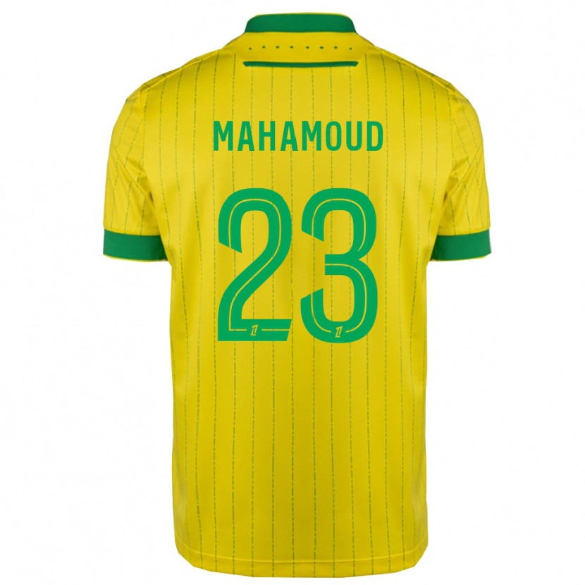 Danxen Homem Camisola Adel Mahamoud #23 Amarelo Verde Principal 2025/26 Camisa Brasil