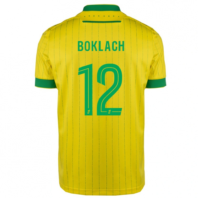 Danxen Homem Camisola Kateryna Boklach #12 Amarelo Verde Principal 2025/26 Camisa Brasil
