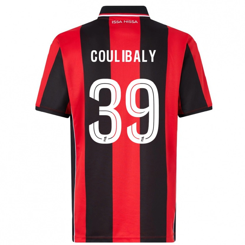 Danxen Homem Camisola Djibril Coulibaly #39 Vermelho Preto Principal 2025/26 Camisa Brasil