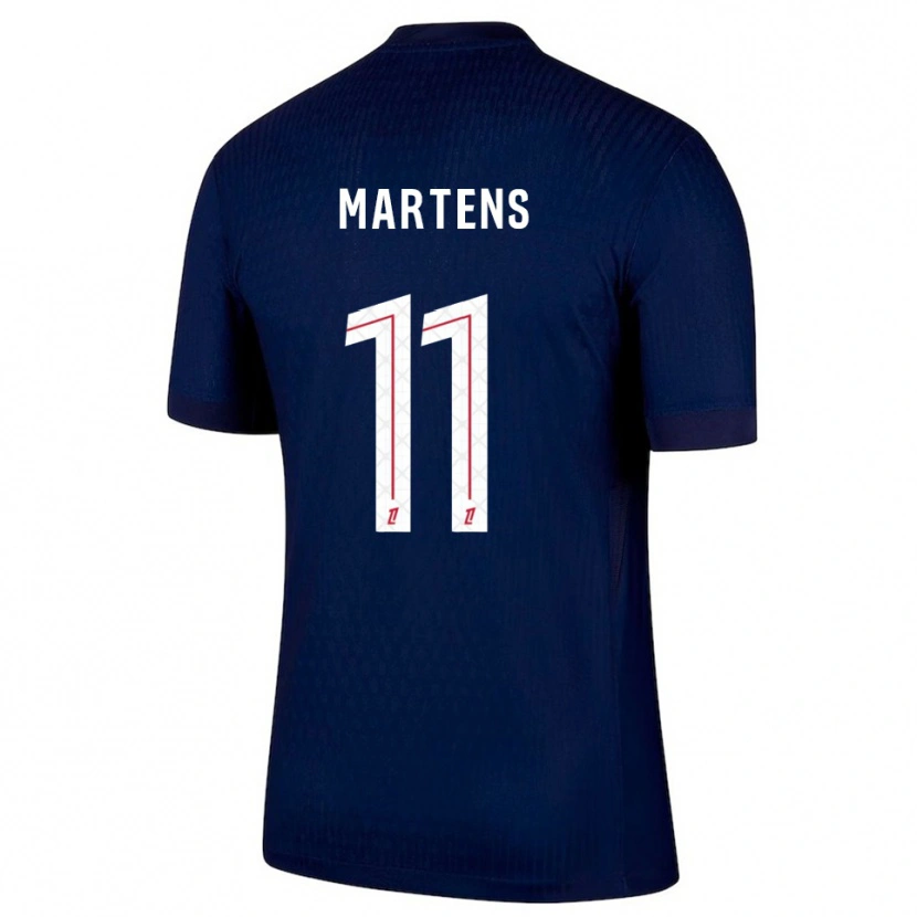 Danxen Homem Camisola Lieke Martens #11 Azul Marinho Vermelho Principal 2025/26 Camisa Brasil
