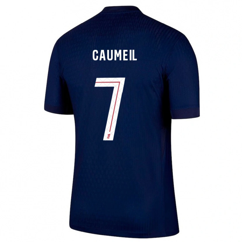 Danxen Homem Camisola Paul Caumeil #7 Azul Marinho Vermelho Principal 2025/26 Camisa Brasil