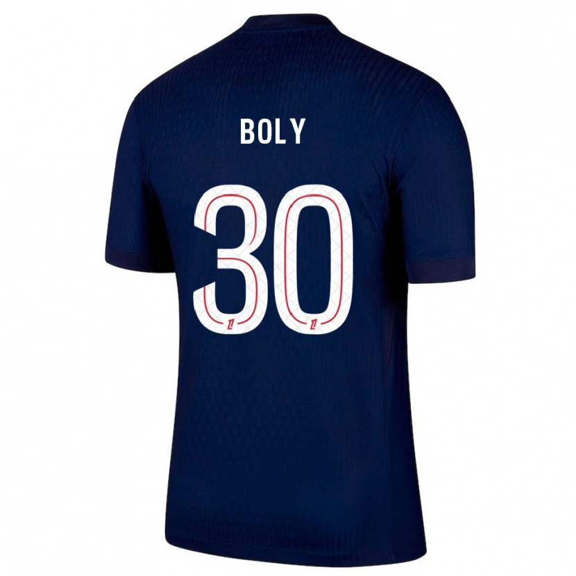 Danxen Homem Camisola David Boly #30 Azul Marinho Vermelho Principal 2025/26 Camisa Brasil