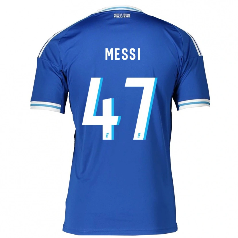 Danxen Homem Camisola Rayane Messi #47 Azul Branco Principal 2025/26 Camisa Brasil