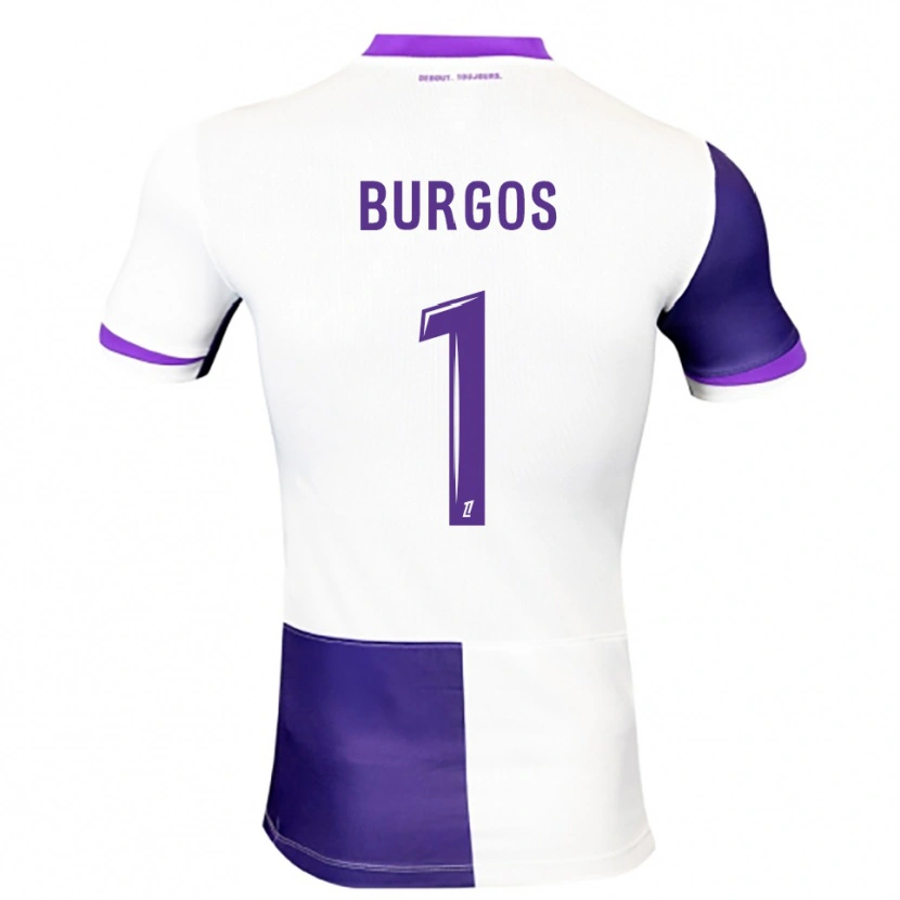 Danxen Homem Camisola Diego Burgos #1 Roxo Branco Principal 2025/26 Camisa Brasil