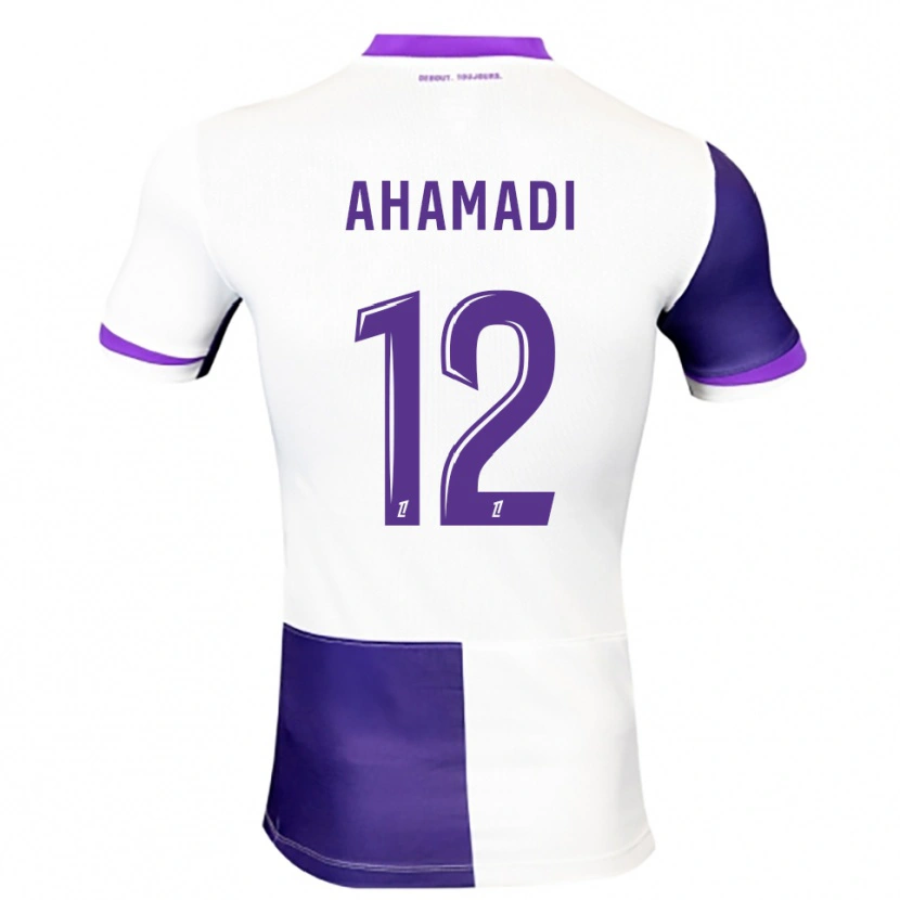 Danxen Homem Camisola Isaack Ahamadi #12 Roxo Branco Principal 2025/26 Camisa Brasil