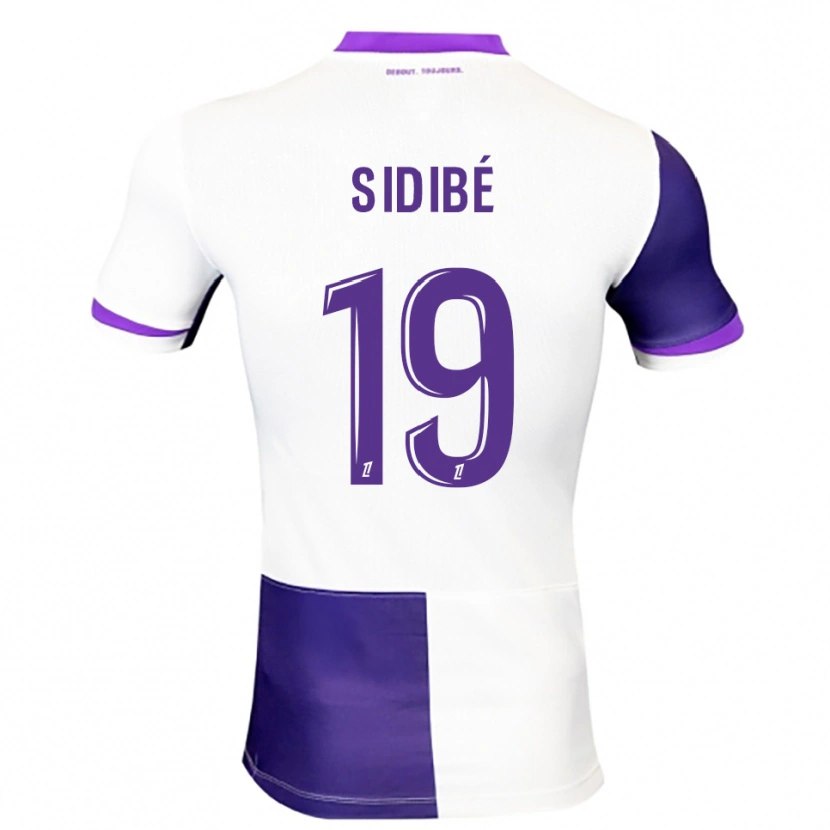 Danxen Homem Camisola Djibril Sidibé #19 Roxo Branco Principal 2025/26 Camisa Brasil