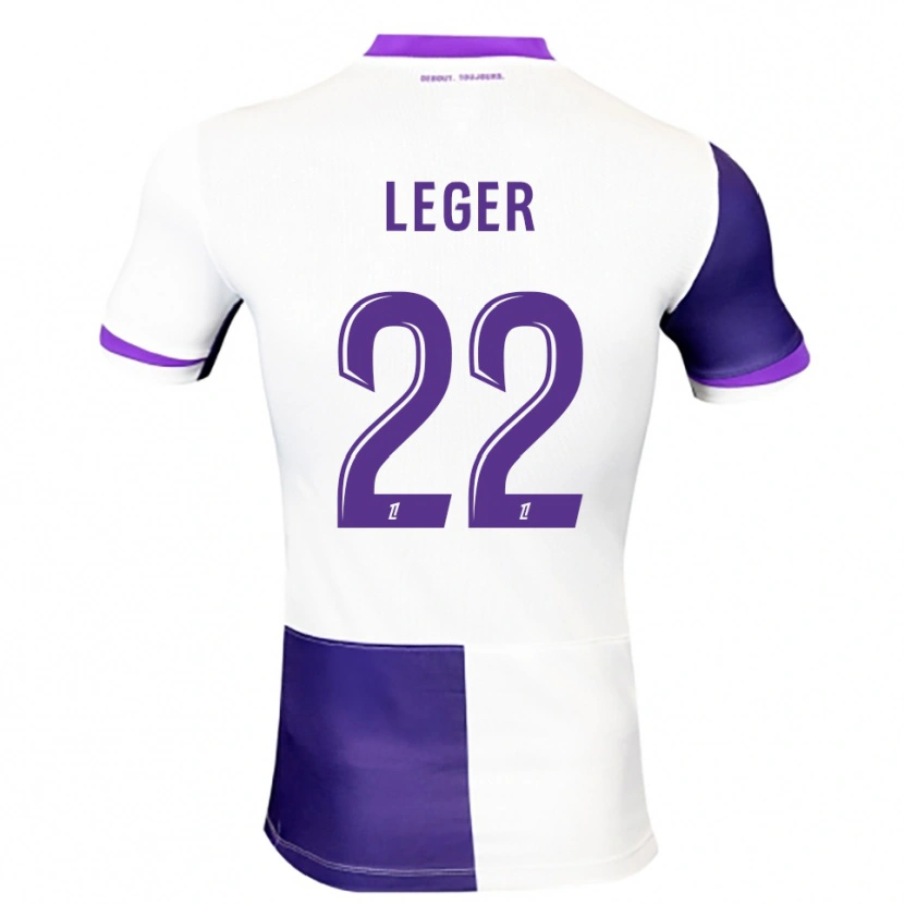 Danxen Homem Camisola Christelle Léger #22 Roxo Branco Principal 2025/26 Camisa Brasil