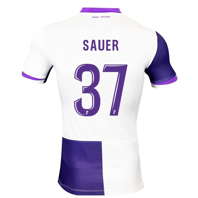 Danxen Homem Camisola Mario Sauer #37 Roxo Branco Principal 2025/26 Camisa Brasil