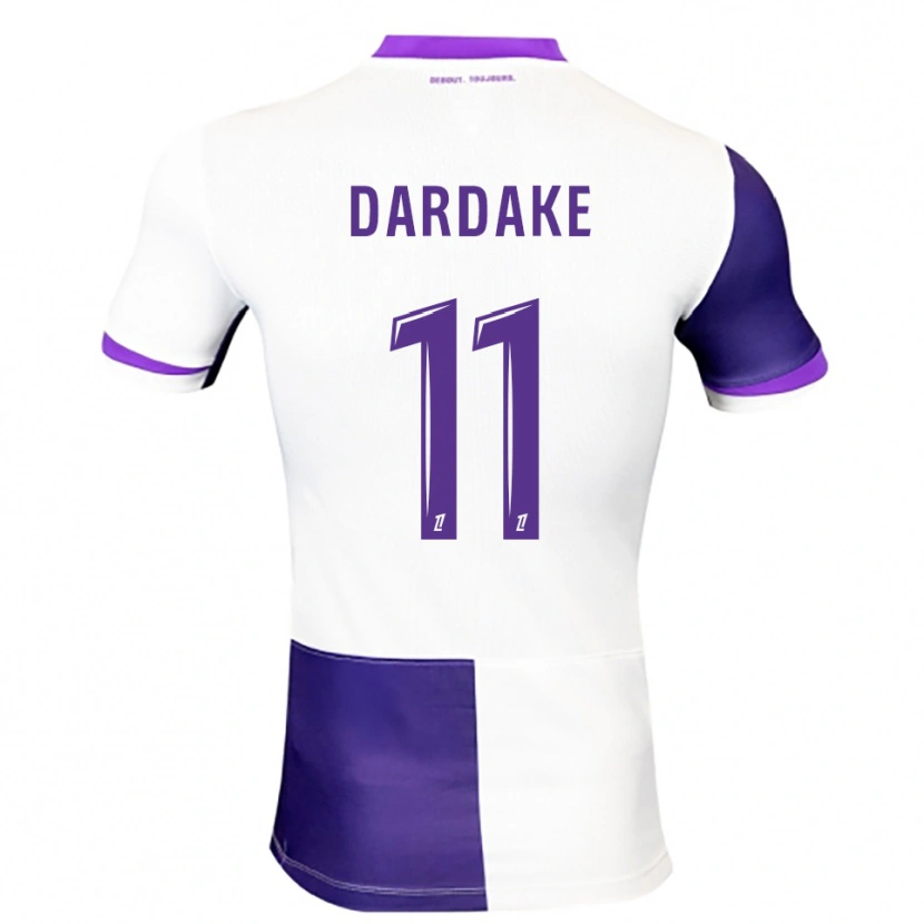 Danxen Homem Camisola Wassim Dardake #11 Roxo Branco Principal 2025/26 Camisa Brasil