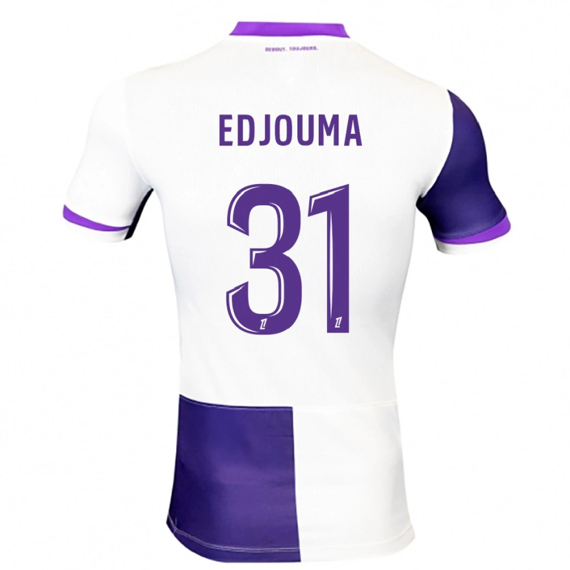 Danxen Homem Camisola Noah Edjouma #31 Roxo Branco Principal 2025/26 Camisa Brasil