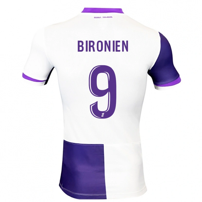 Danxen Homem Camisola Mymithye Bironien #9 Roxo Branco Principal 2025/26 Camisa Brasil