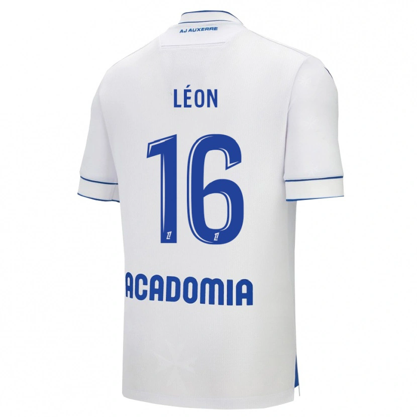 Danxen Homem Camisola Donovan Léon #16 Branco Azul Principal 2025/26 Camisa Brasil
