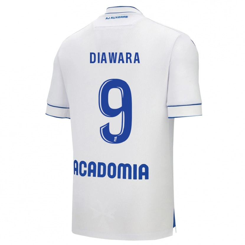 Danxen Homem Camisola Tidiane Diawara #9 Branco Azul Principal 2025/26 Camisa Brasil